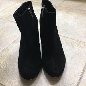 Calvin Klein suede booties